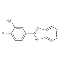 Chemical structure of 5-(1H-1,3-benzodiazol-2-yl)-2-fluoroaniline - CSSB00000707555