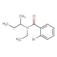 Chemical structure of 2-bromo-N-(butan-2-yl)-N-ethylbenzamide - CSSB00011285453