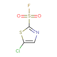Chemical structure of 5-chloro-1,3-thiazole-2-sulfonyl fluoride - CSSB02125692957