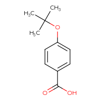 Chemical structure of 4-(tert-butoxy)benzoic acid - CSSB00000766517