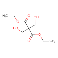 Chemical structure of 1,3-diethyl 2,2-bis(hydroxymethyl)propanedioate - CSSB00000035434