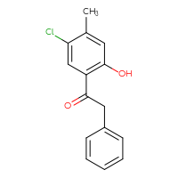 Chemical structure of 1-(5-chloro-2-hydroxy-4-methylphenyl)-2-phenylethan-1-one - CSSB00160503269