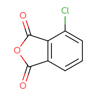 Chemical structure of 4-chloro-1,3-dihydro-2-benzofuran-1,3-dione - CSSB00000694651
