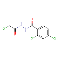 Chemical structure of 2,4-dichloro-N'-(2-chloroacetyl)benzohydrazide - CSSB00009828177