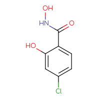 Chemical structure of 4-chloro-N,2-dihydroxybenzamide - CSSB00000199135