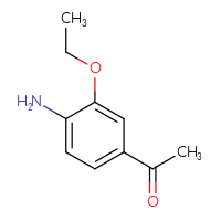 Chemical structure of 1-(4-amino-3-ethoxyphenyl)ethan-1-one - CSSB00009880311