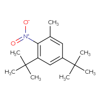 Chemical structure of 1,5-di-tert-butyl-3-methyl-2-nitrobenzene - CSSB00121734598