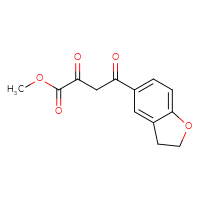 Chemical structure of methyl 4-(2,3-dihydro-1-benzofuran-5-yl)-2,4-dioxobutanoate - CSSB02169556385