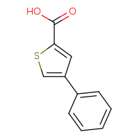 Chemical structure of 4-phenylthiophene-2-carboxylic acid - CSSB00000017712
