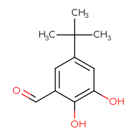 Chemical structure of 5-tert-butyl-2,3-dihydroxybenzaldehyde - CSSB00000686832