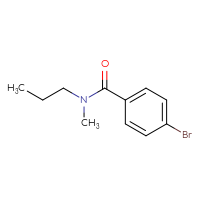 Chemical structure of 4-bromo-N-methyl-N-propylbenzamide - CSSB00011284487