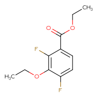 Chemical structure of ethyl 3-ethoxy-2,4-difluorobenzoate - CSSB00010289013
