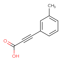 Chemical structure of 3-(3-methylphenyl)prop-2-ynoic acid - CSSB00011892726