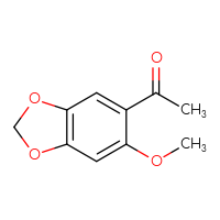 Chemical structure of 1-(6-methoxy-2H-1,3-benzodioxol-5-yl)ethan-1-one - CSSB00021116191