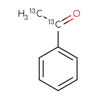 Chemical structure of 1-phenyl(1,2-¹³C₂)ethan-1-one - CSSB00025767962
