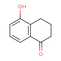 Chemical structure of 5-hydroxy-1,2,3,4-tetrahydronaphthalen-1-one - CSSB00000763485