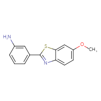 Chemical structure of 3-(6-methoxy-1,3-benzothiazol-2-yl)aniline - CSSB00008406605