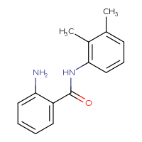 Chemical structure of 2-amino-N-(2,3-dimethylphenyl)benzamide - CSSB00000389135
