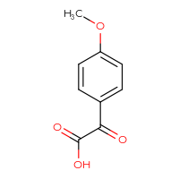 Chemical structure of 2-(4-methoxyphenyl)-2-oxoacetic acid - CSSB00000759362