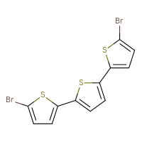 Chemical structure of 5-bromo-5'-(5-bromothiophen-2-yl)-2,2'-bithiophene - CSSB00016990978