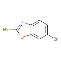 Chemical structure of 6-bromo-1,3-benzoxazole-2-thiol - CSSB00010161177
