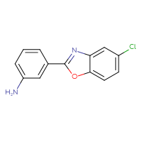 Chemical structure of 3-(5-chloro-1,3-benzoxazol-2-yl)aniline - CSSB00000595956