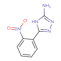 Chemical structure of 5-(2-nitrophenyl)-4H-1,2,4-triazol-3-amine - CSSB00011207328