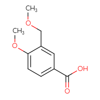 Chemical structure of 4-methoxy-3-(methoxymethyl)benzoic acid - CSSB00011591058