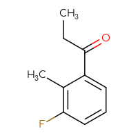 Chemical structure of 1-(3-fluoro-2-methylphenyl)propan-1-one - CSSB00000106498
