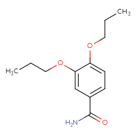 Chemical structure of 3,4-dipropoxybenzamide - CSSB00068992347