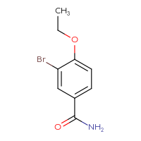 Chemical structure of 3-bromo-4-ethoxybenzamide - CSSB00010173086