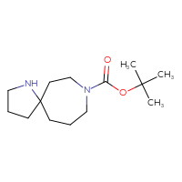 Chemical structure of tert-butyl 1,8-diazaspiro[4.6]undecane-8-carboxylate - CSSB00010382773