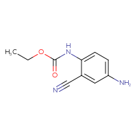 Chemical structure of ethyl N-(4-amino-2-cyanophenyl)carbamate - CSSB00000688571