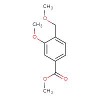 Chemical structure of methyl 3-methoxy-4-(methoxymethyl)benzoate - CSSB00048191132