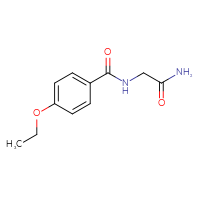 Chemical structure of 2-[(4-ethoxyphenyl)formamido]acetamide - CSSB00000253517