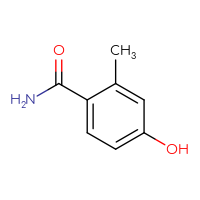 Chemical structure of 4-hydroxy-2-methylbenzamide - CSSB00012186582