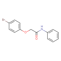 Chemical structure of 2-(4-bromophenoxy)-N-phenylacetamide - CSSB00000381916