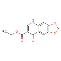 Chemical structure of ethyl 8-oxo-2H,5H,8H-[1,3]dioxolo[4,5-g]quinoline-7-carboxylate - CSSB00003673851