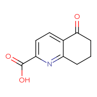 Chemical structure of 5-oxo-5,6,7,8-tetrahydroquinoline-2-carboxylic acid - CSSB00021544157