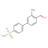 Chemical structure of 4'-formyl-3'-methyl-[1,1'-biphenyl]-4-sulfonamide - CSSB06591482555