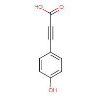 Chemical structure of 3-(4-hydroxyphenyl)prop-2-ynoic acid - CSSB00009908634