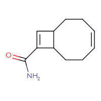 Chemical structure of (4Z)-bicyclo[6.2.0]deca-4,9-diene-9-carboxamide - CSSB21043413784