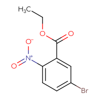 Chemical structure of ethyl 5-bromo-2-nitrobenzoate - CSSB00010070543