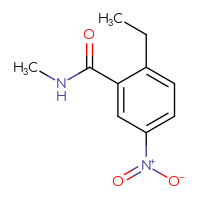 Chemical structure of 2-ethyl-N-methyl-5-nitrobenzamide - CSSB01046929549