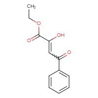 Chemical structure of ethyl 2-hydroxy-4-oxo-4-phenylbut-2-enoate - CSSB00000011807