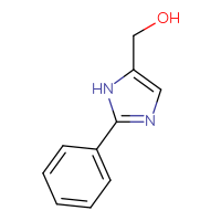 Chemical structure of (2-phenyl-1H-imidazol-5-yl)methanol - CSSB00000745219
