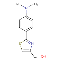 Chemical structure of {2-[4-(dimethylamino)phenyl]-1,3-thiazol-4-yl}methanol - CSSB00010250498