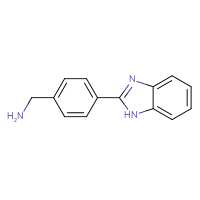 Chemical structure of 1-[4-(1H-1,3-benzodiazol-2-yl)phenyl]methanamine - CSSB00000516139