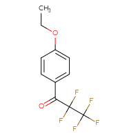 Chemical structure of 1-(4-ethoxyphenyl)-2,2,3,3,3-pentafluoropropan-1-one - CSSB00001319236