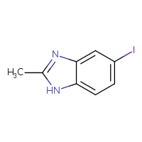 Chemical structure of 5-iodo-2-methyl-1H-1,3-benzodiazole - CSSB00011356941